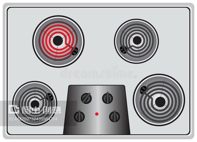 一個加熱器打開One heater is turned on